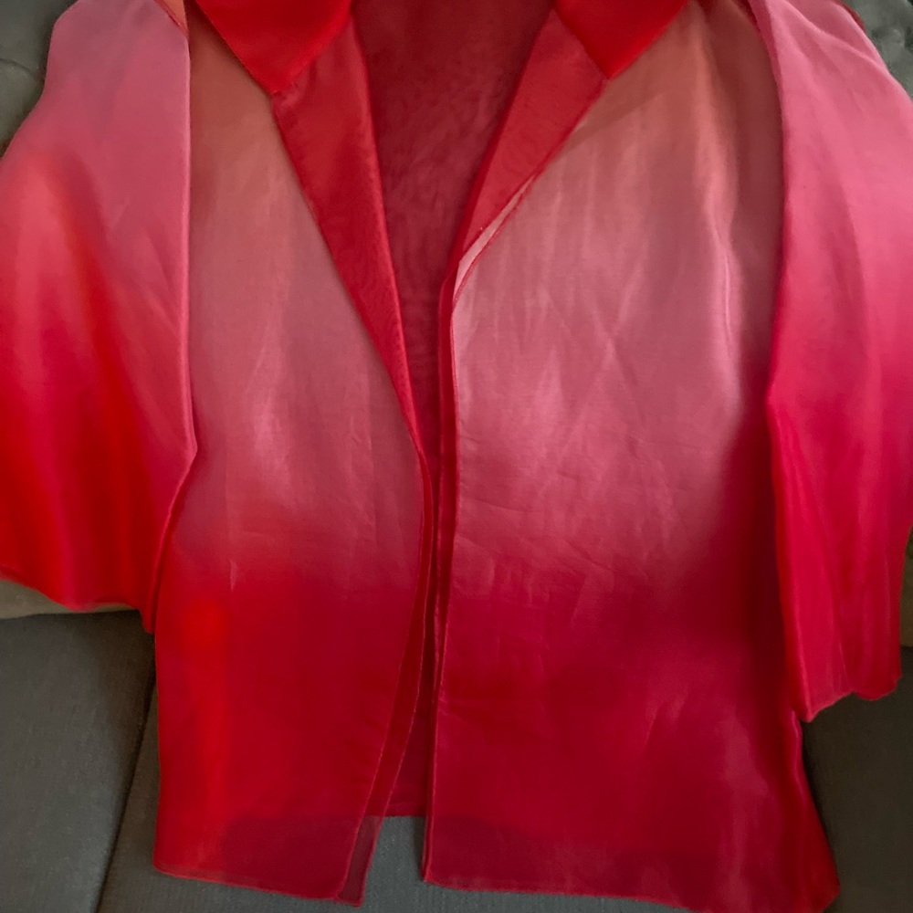 SPECIAL! Beautiful 100% Silk 3-Piece Red Pants Outfit $33